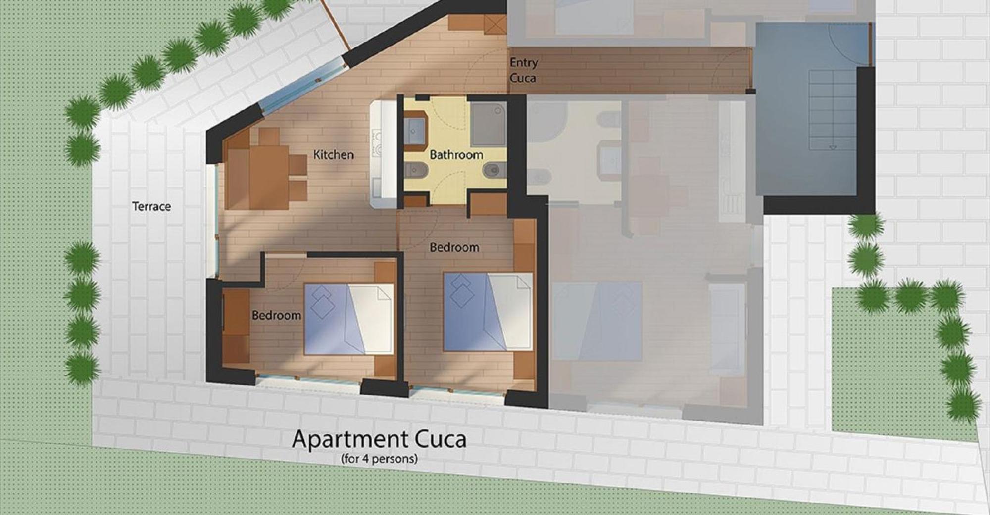 Apartments Mirandula Ортізеї Екстер'єр фото